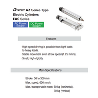 EAC SERIES ORIENTAL EAC SERIES RODDED ELECTRIC ACTUATOR<BR>SPECIFY NOTED INFORMATION FOR PRICE AND AVAILABILITY